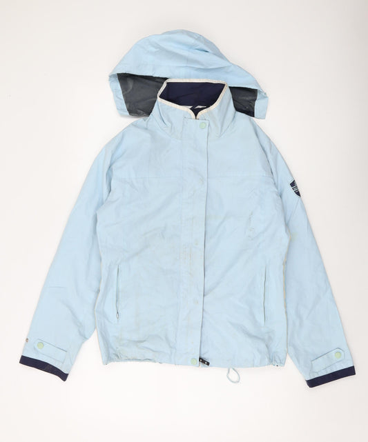 Backswing Womens Blue Jacket Size 12 Zip