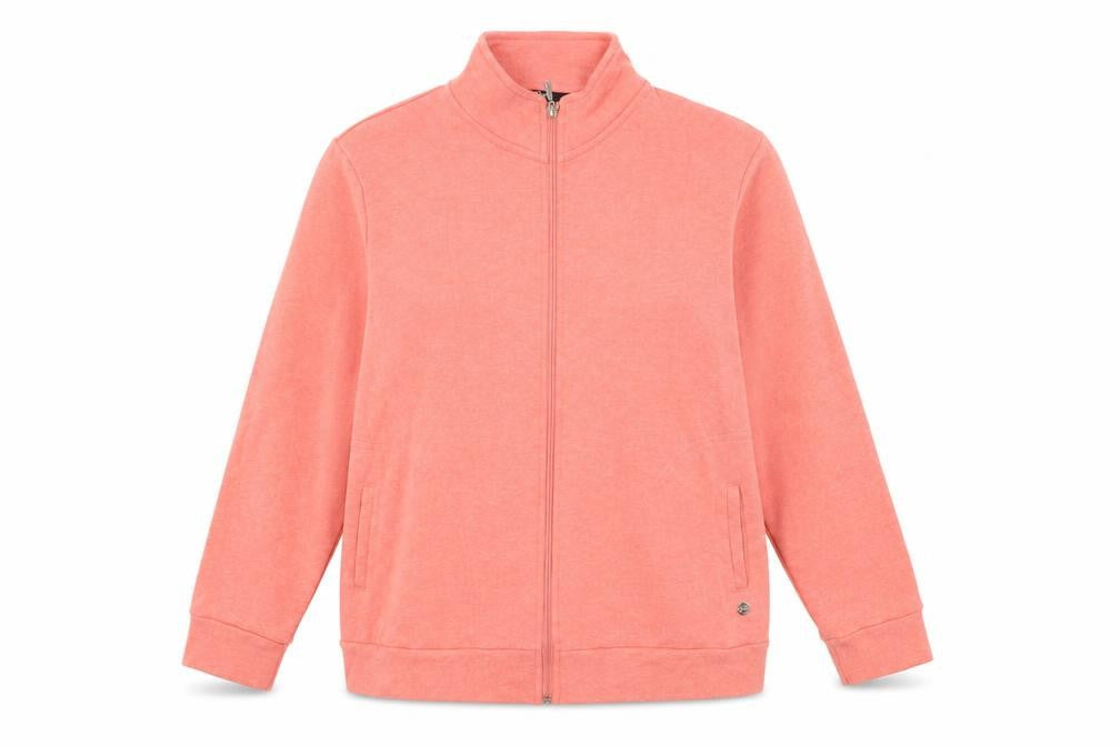 Emreco Womens Orange Polyester Full Zip Sweatshirt Size 16 Zip