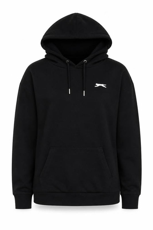 Slazenger Womens Black Polyester Pullover Hoodie Size 6 Pullover