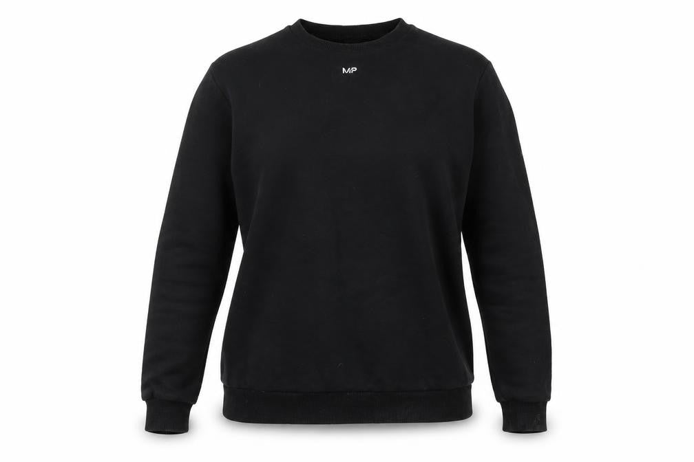 MP Womens Black Cotton Pullover Sweatshirt Size XS Pullover