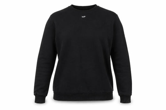 MP Womens Black Cotton Pullover Sweatshirt Size XS Pullover