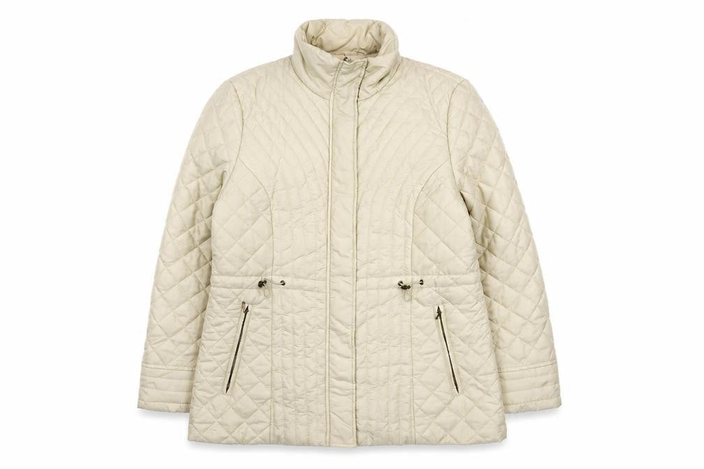 Precis Womens Ivory Jacket Size 14 Zip
