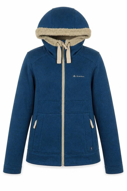 Decathlon Womens Blue Jacket Size S Zip - Zip Pockets