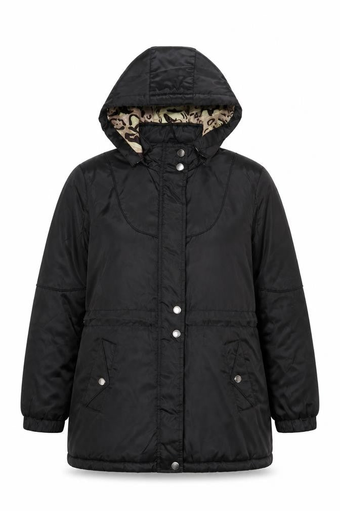 David Barry Womens Black Jacket Coat Size 16 Zip