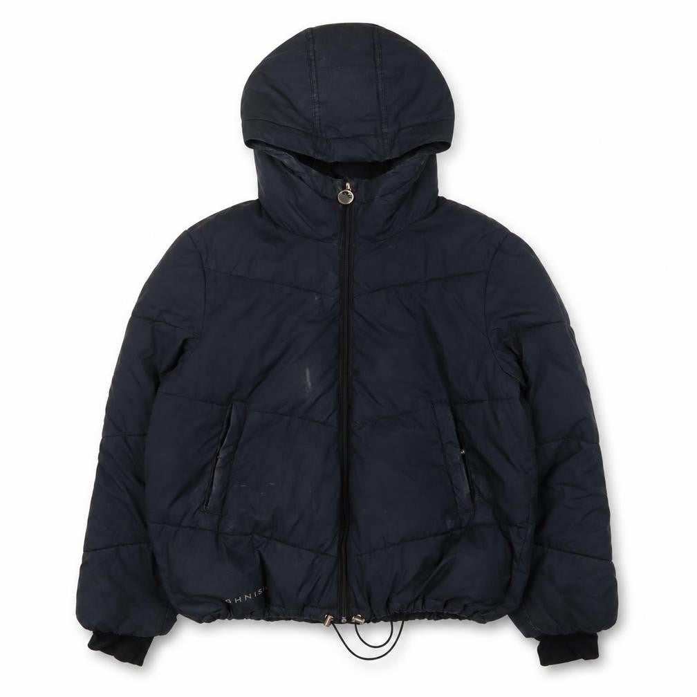 Rohnisch Womens Black Puffer Jacket Coat Size L Zip