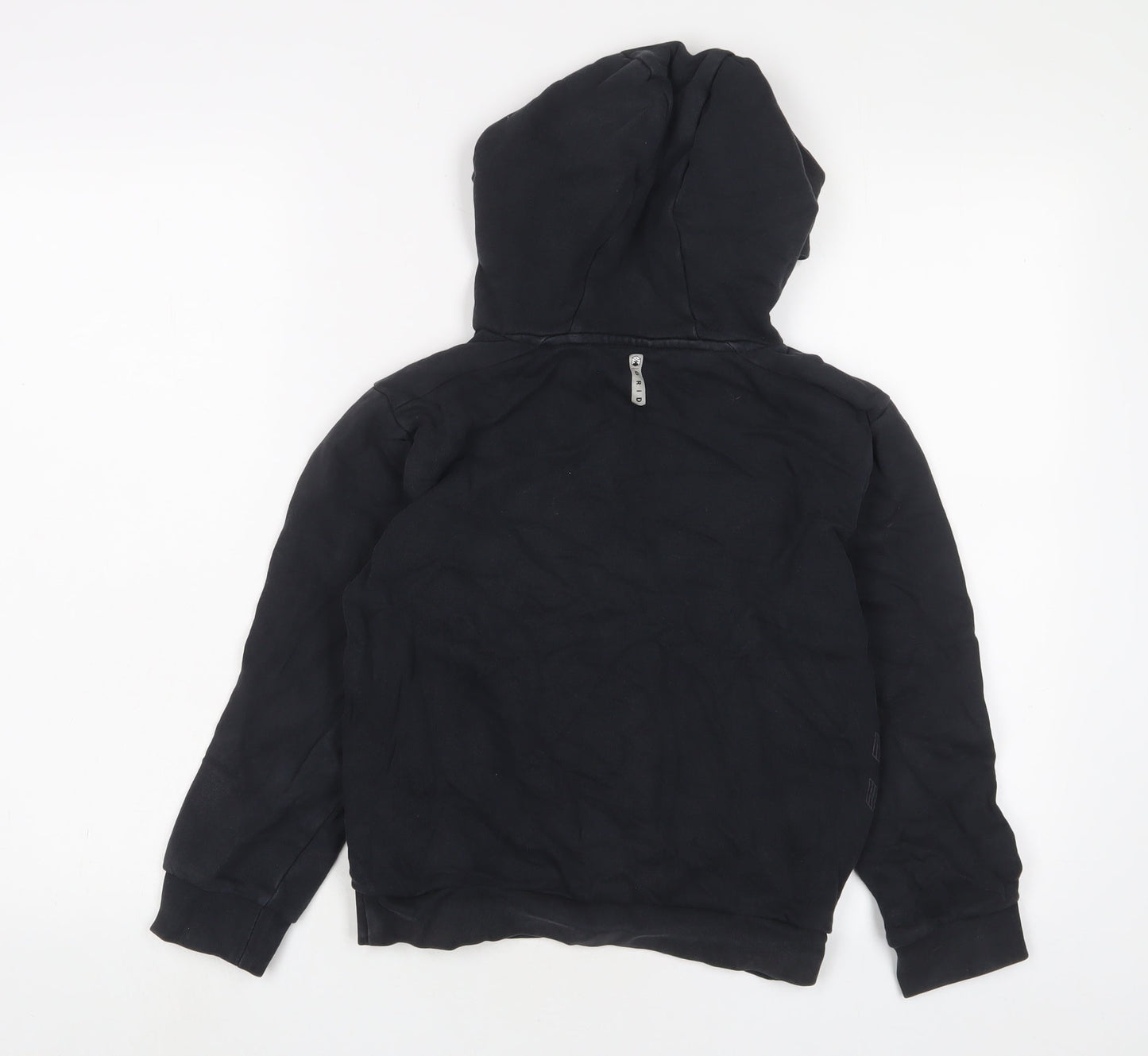 Hummel Boys Black Cotton Pullover Hoodie Size 12 Years Pullover