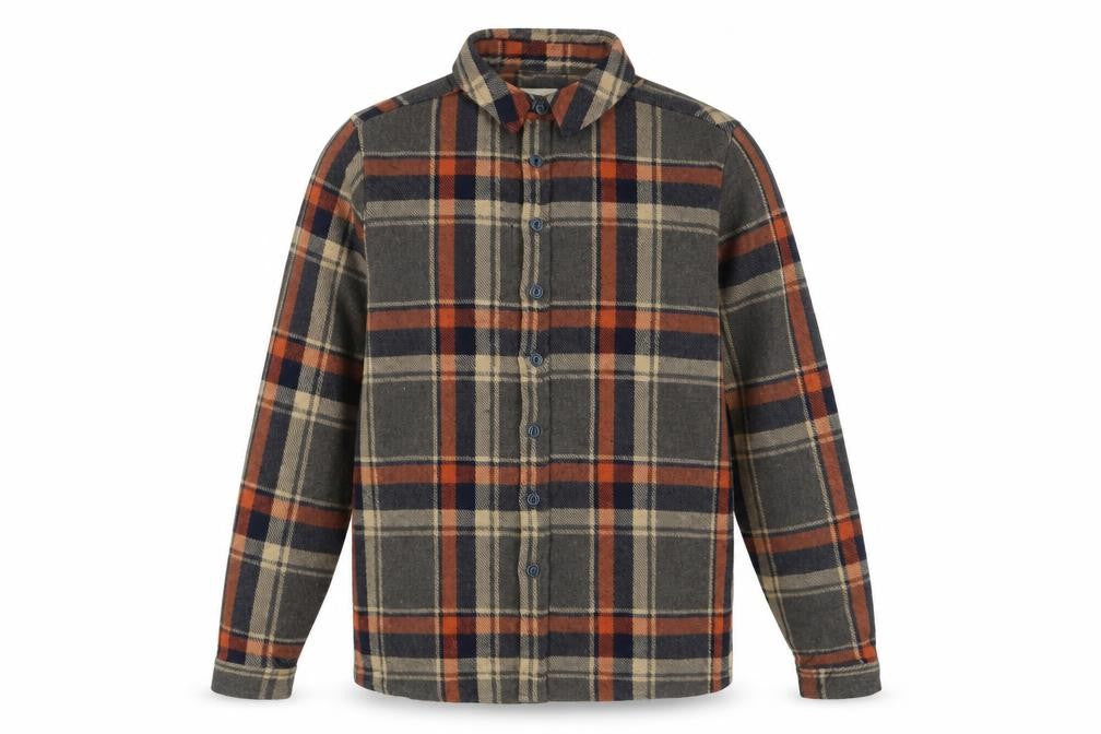Native Youth Mens Multicoloured Plaid Cotton Button-Up Size S Collared Button