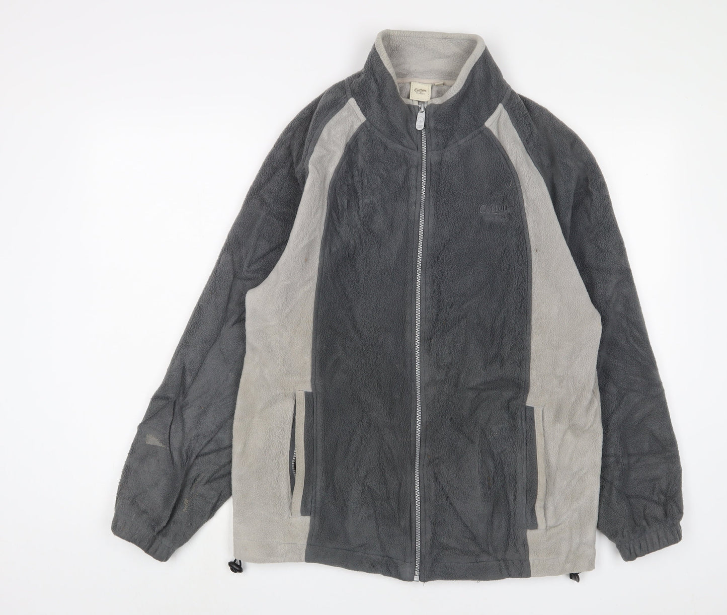 Cotton Traders Mens Grey Jacket Size S Zip