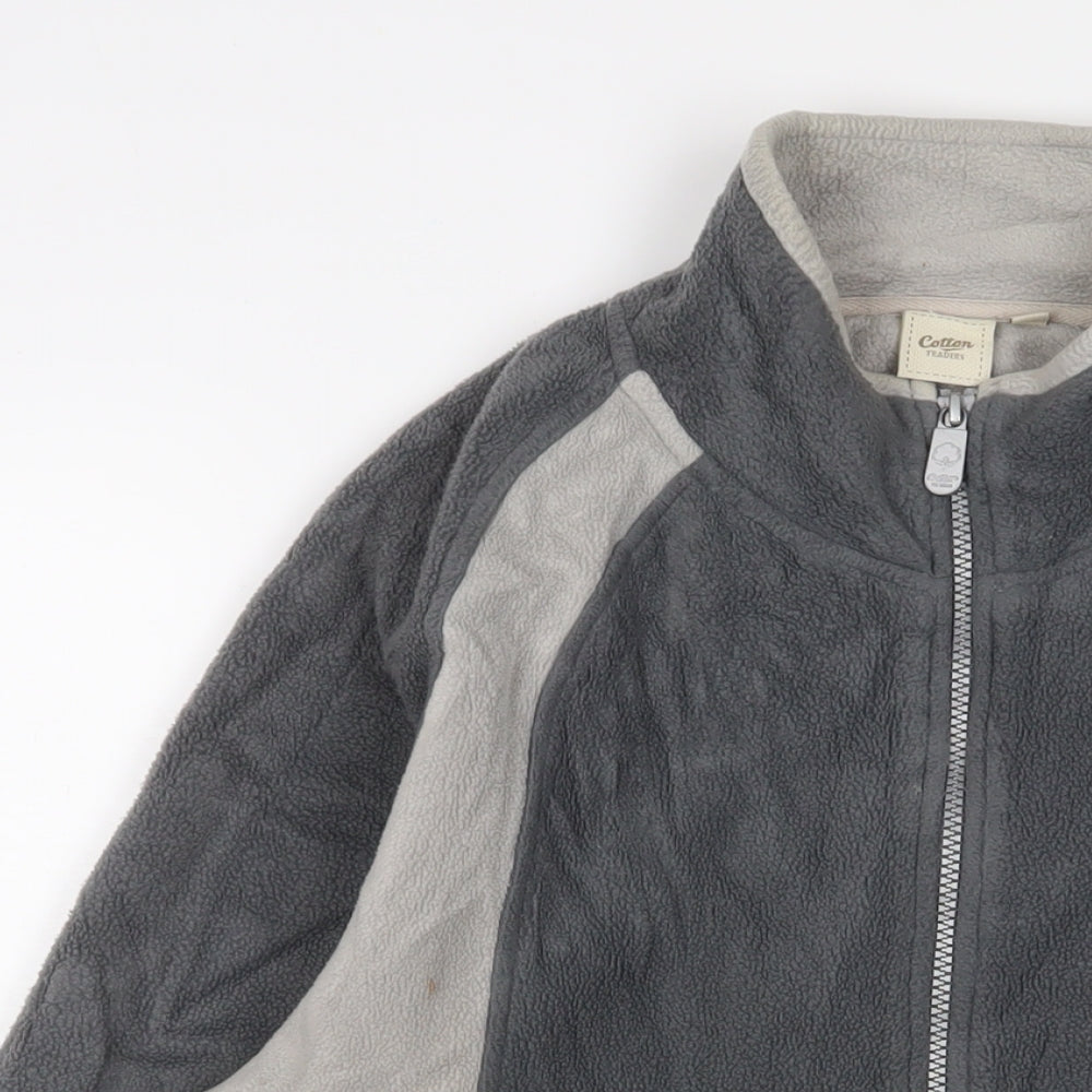 Cotton Traders Mens Grey Jacket Size S Zip