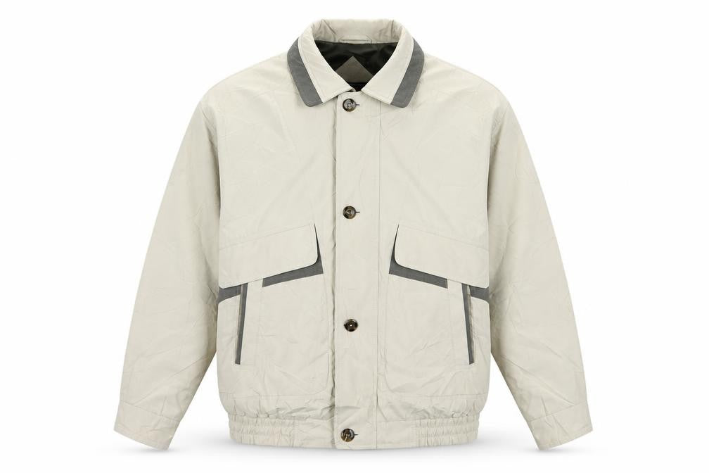 Weatherproof Mens Beige Jacket Size L Zip