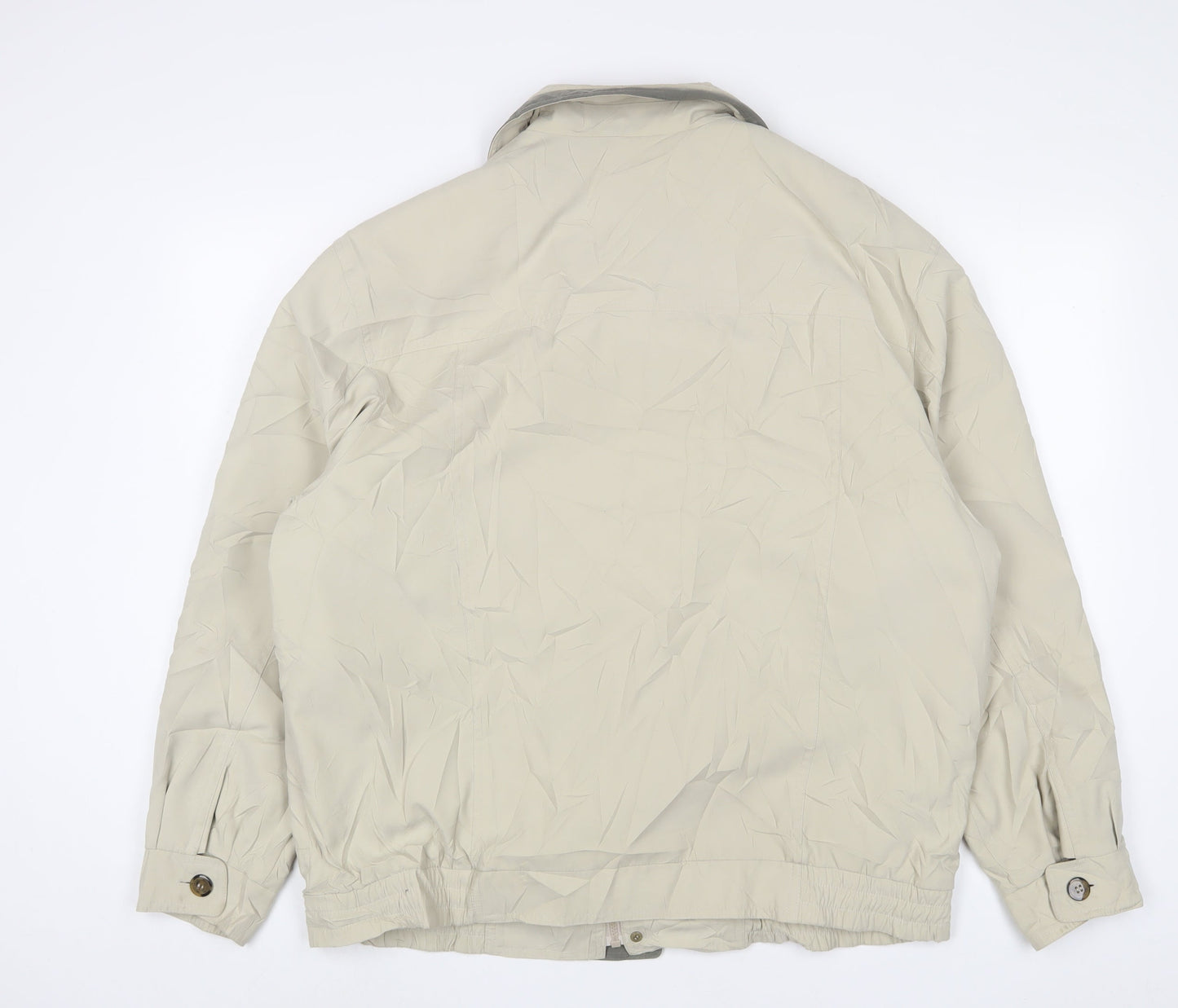 Weatherproof Mens Beige Jacket Size L Zip