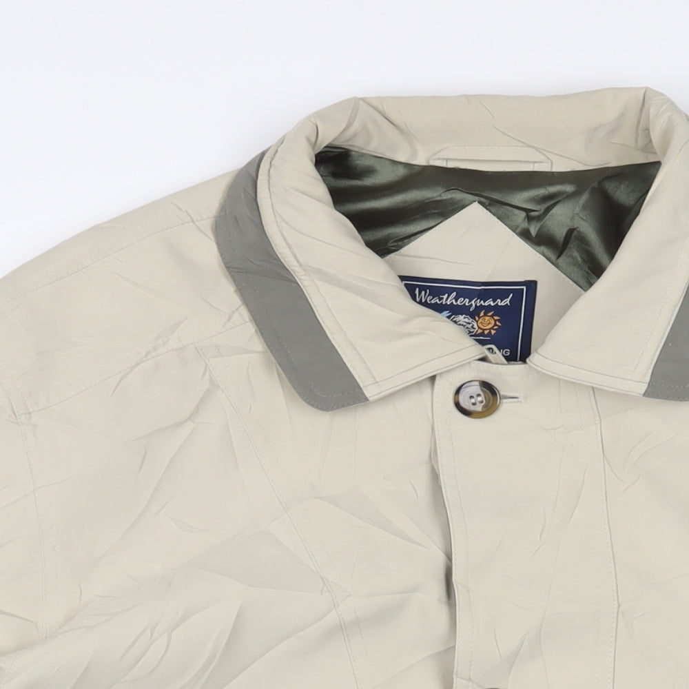 Weatherproof Mens Beige Jacket Size L Zip
