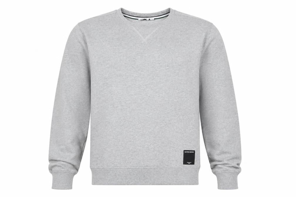 Bjorn Borg Mens Grey Cotton Pullover Sweatshirt Size S - Embroidered