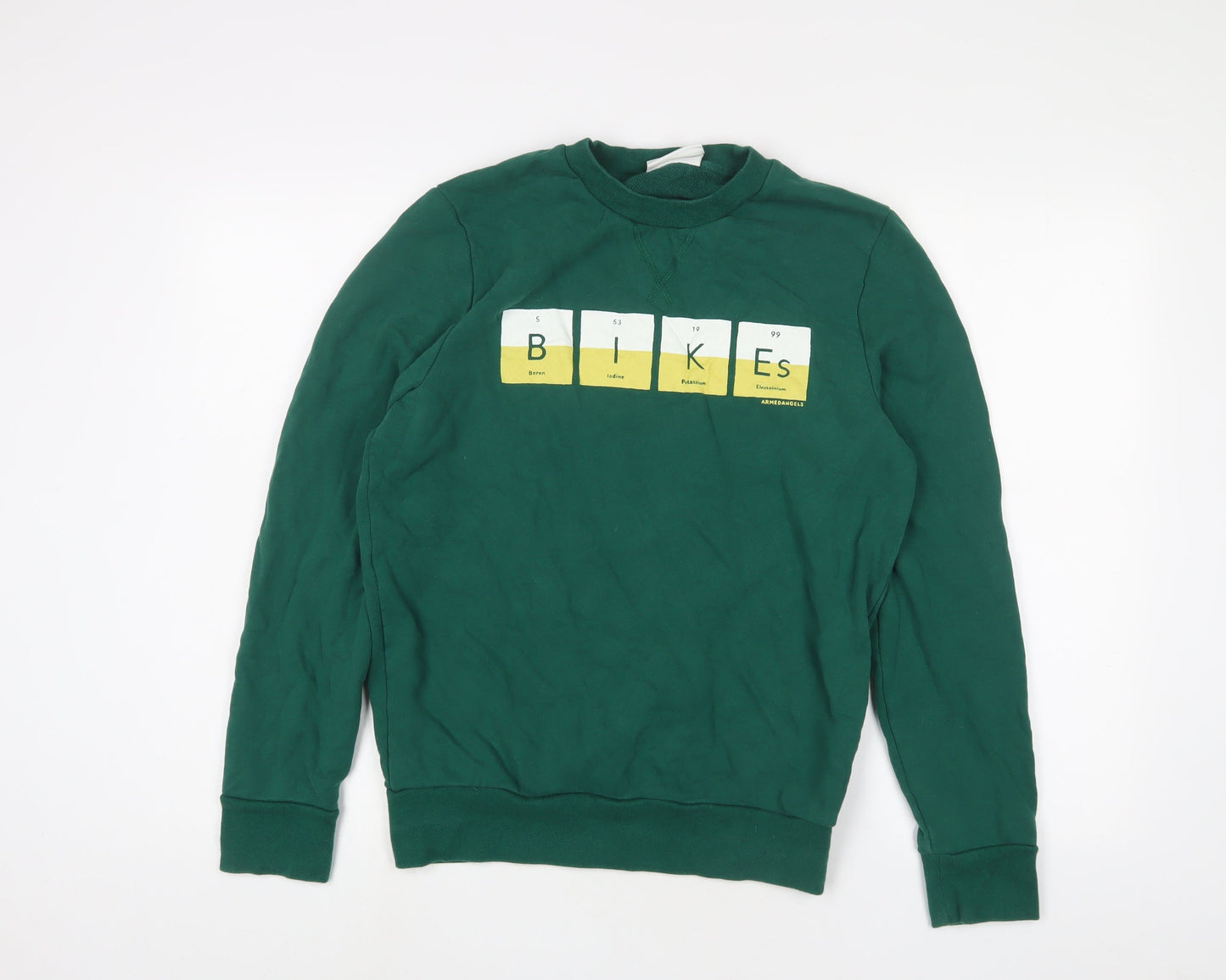 Armedangels Womens Green Cotton Pullover Sweatshirt Size M Pullover