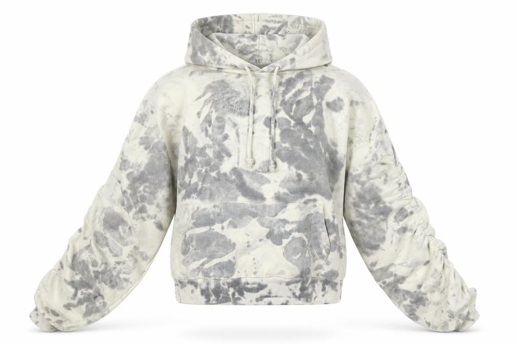 Misspap Womens Ivory Cotton Pullover Hoodie Size 6 - Logo