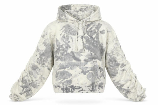 Misspap Womens Ivory Cotton Pullover Hoodie Size 6 - Logo
