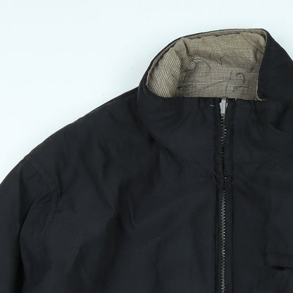Chaps Womens Black Jacket Coat Size 36 Zip - Logo