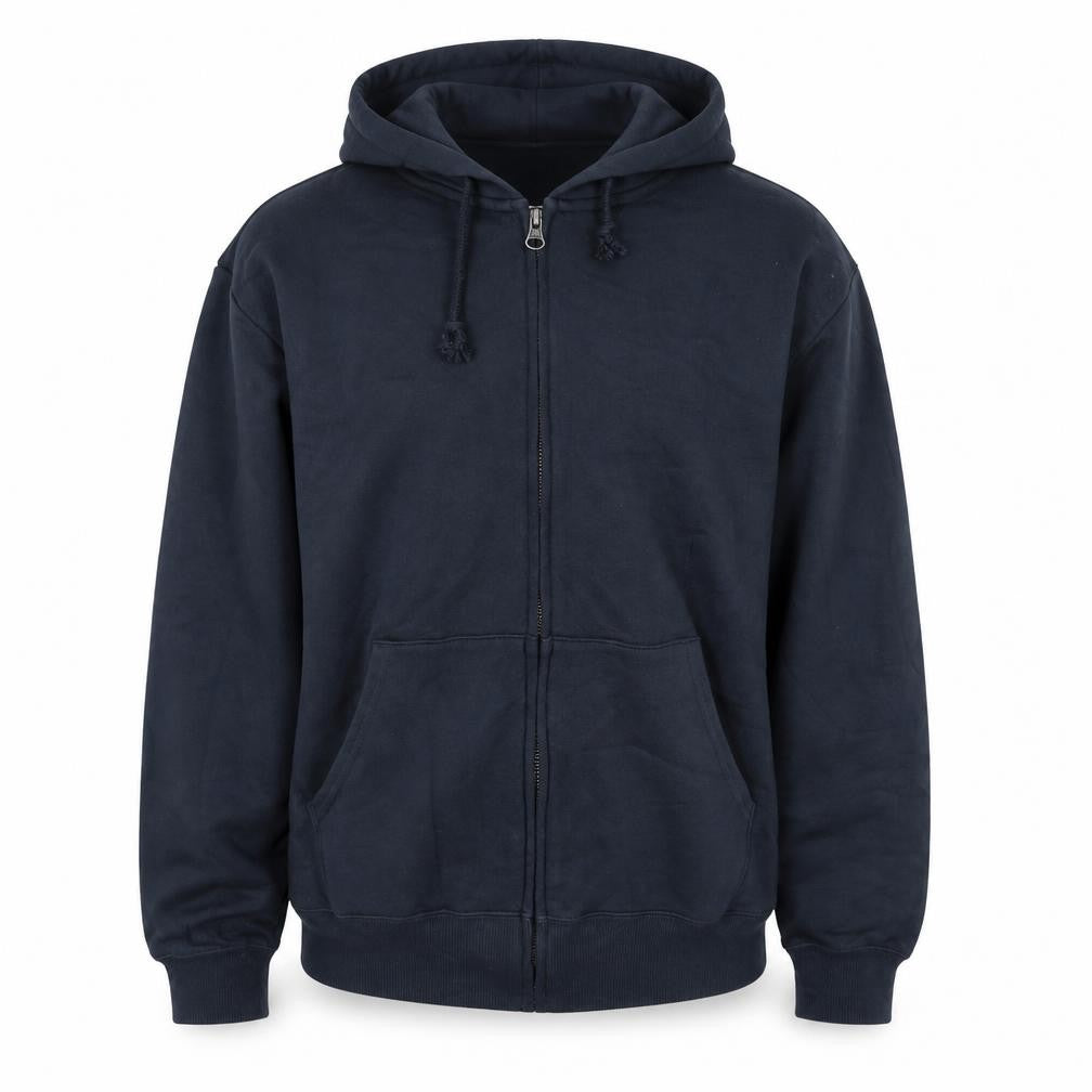 YKK Mens Blue Jacket Size S Zip - Logo