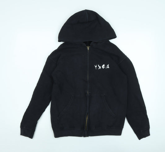 Jayne Harrison Girls Black Jacket Size 12-13 Years Zip - Jayne Harrison School Of Dance