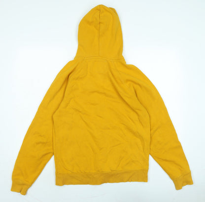Old Navy Mens Yellow Jacket Size S Zip - Logo