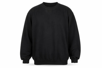 Zantos Mens Black Polyester Henley Sweatshirt Size M - Logo