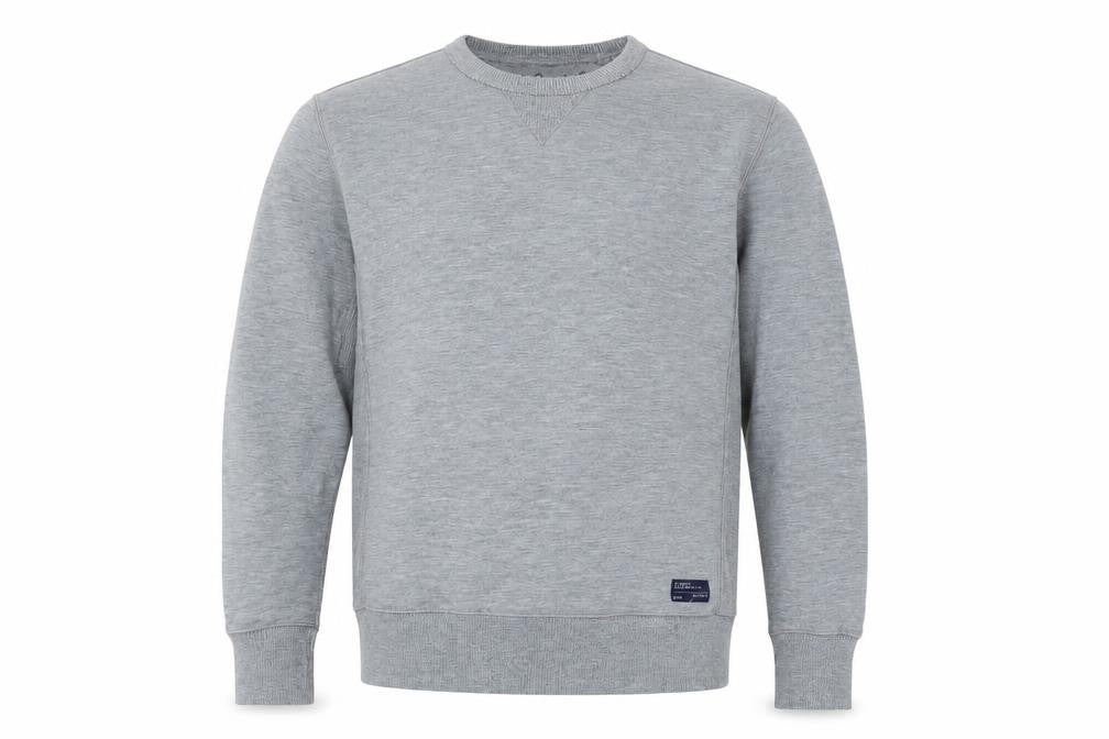Easy Mens Grey Cotton Pullover Sweatshirt Size M - Logo