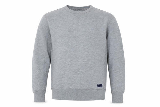 Easy Mens Grey Cotton Pullover Sweatshirt Size M - Logo