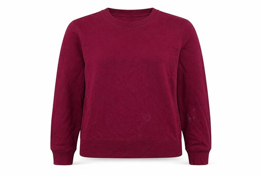 Zara Womens Purple Polyester Pullover Sweatshirt Size L - Logo