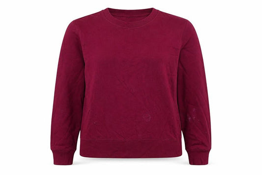 Zara Womens Purple Polyester Pullover Sweatshirt Size L - Logo