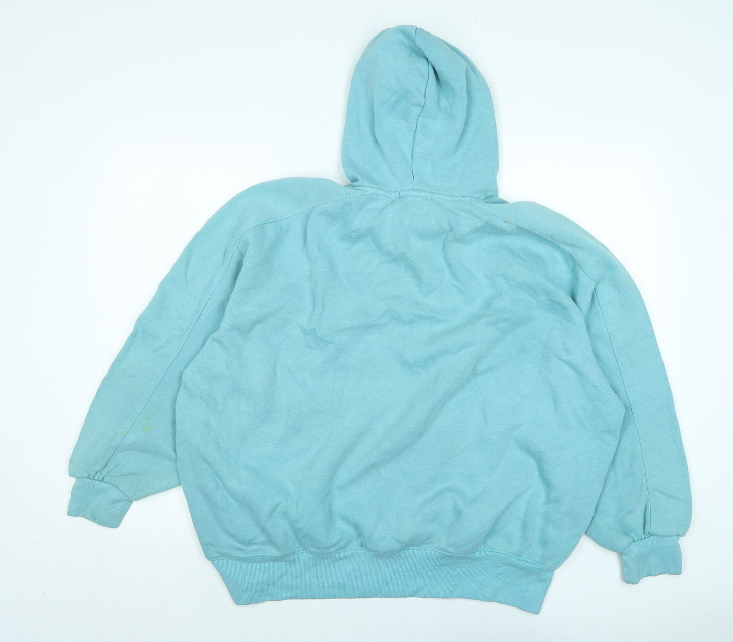Berkshire Womens Blue Polyester Pullover Hoodie Size S - Logo