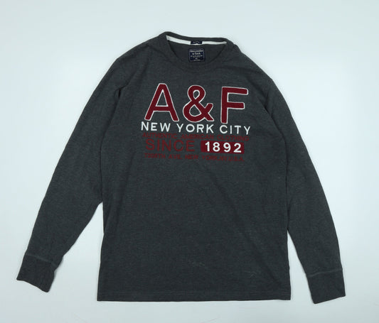 Ambercombe & finch Mens Grey Cotton Pullover Sweatshirt Size 2XL - A&F New York City