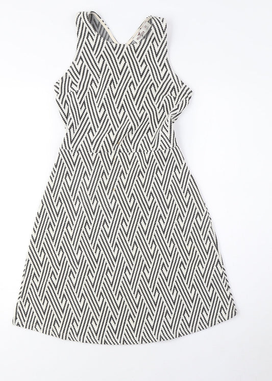 Milly Women's Geometric Skater Dress S