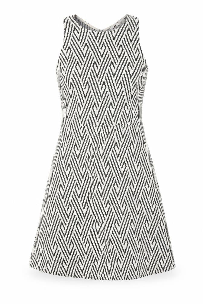 Milly Women's Geometric Skater Dress S