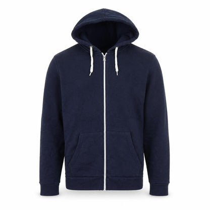 RWC Mens Blue Polyester Full Zip Hoodie Size S