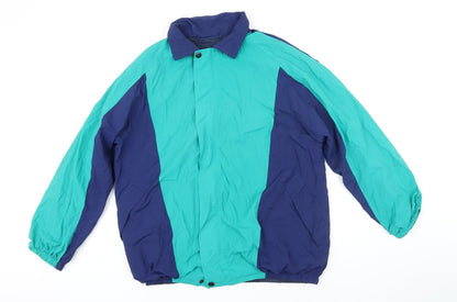 Gratex Mens Green Rain Coat Jacket One Size Zip