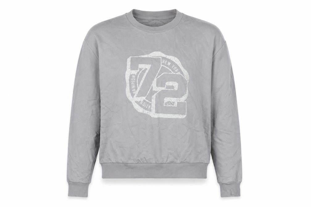 H&M Womens Grey Cotton Pullover Sweatshirt Size 8 Pullover - 72