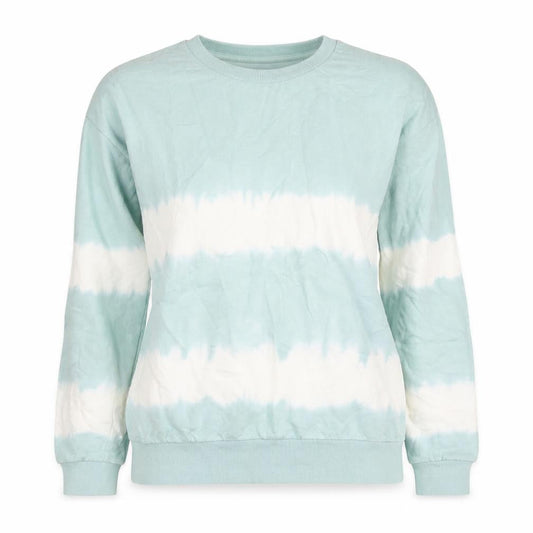 ASOS Womens Blue Striped Cotton Pullover Sweatshirt Size 10 Pullover