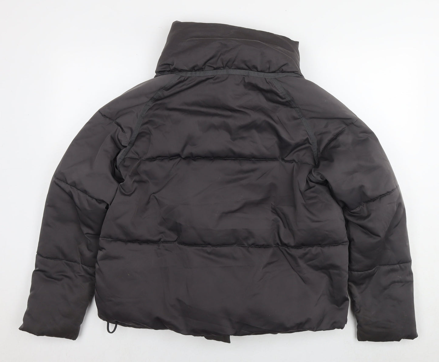 NEXT Womens Grey Puffer Jacket Jacket Size 12 Zip