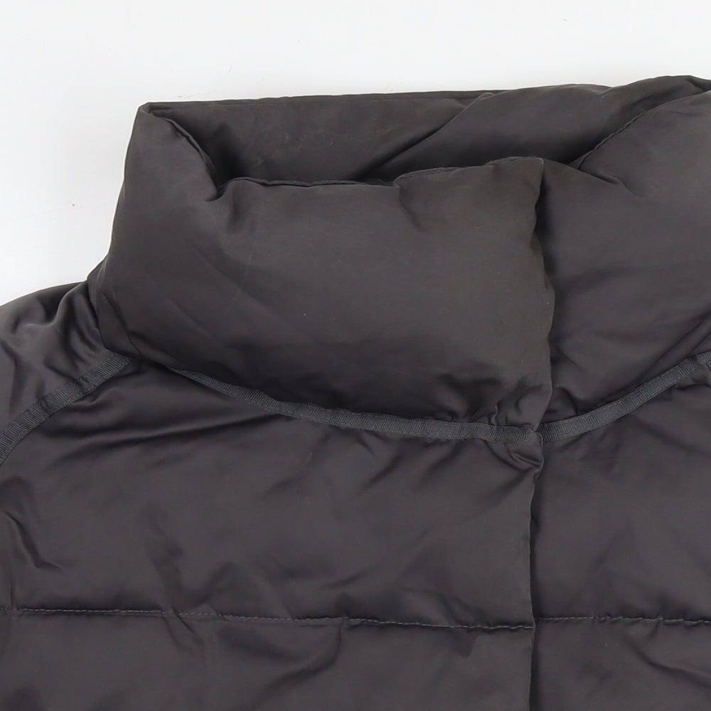 NEXT Womens Grey Puffer Jacket Jacket Size 12 Zip