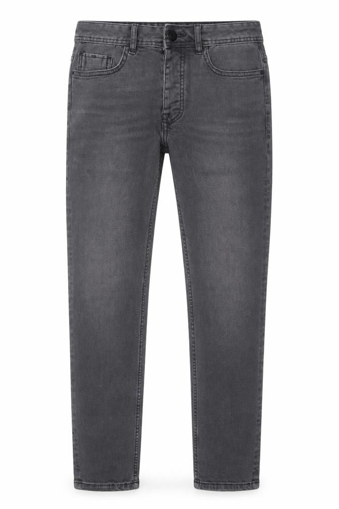 Denim & Co. Mens Grey Polyester Blend Skinny Jeans Size 30 in L30 in Regular Zip