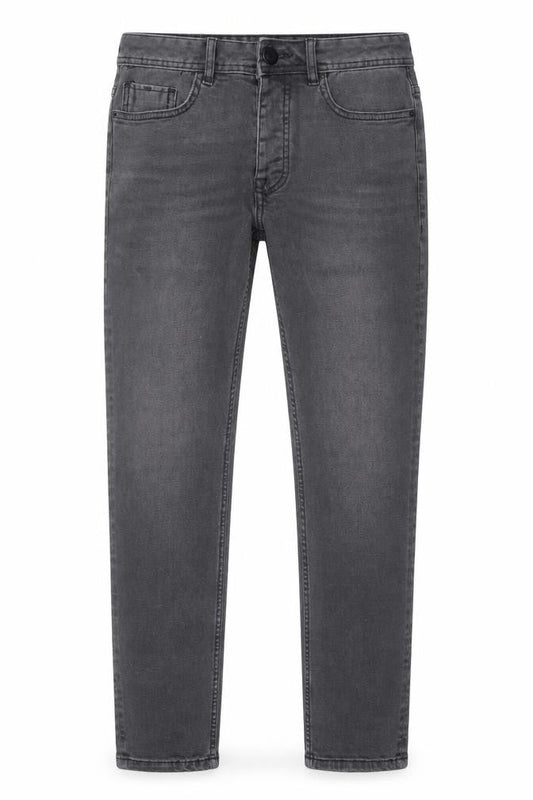 Denim & Co. Mens Grey Polyester Blend Skinny Jeans Size 30 in L30 in Regular Zip
