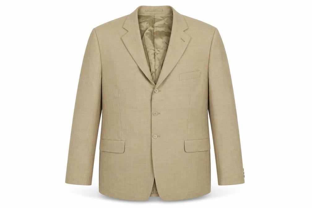 Anagram Mens Brown Wool Jacket Suit Jacket Size 46 Regular