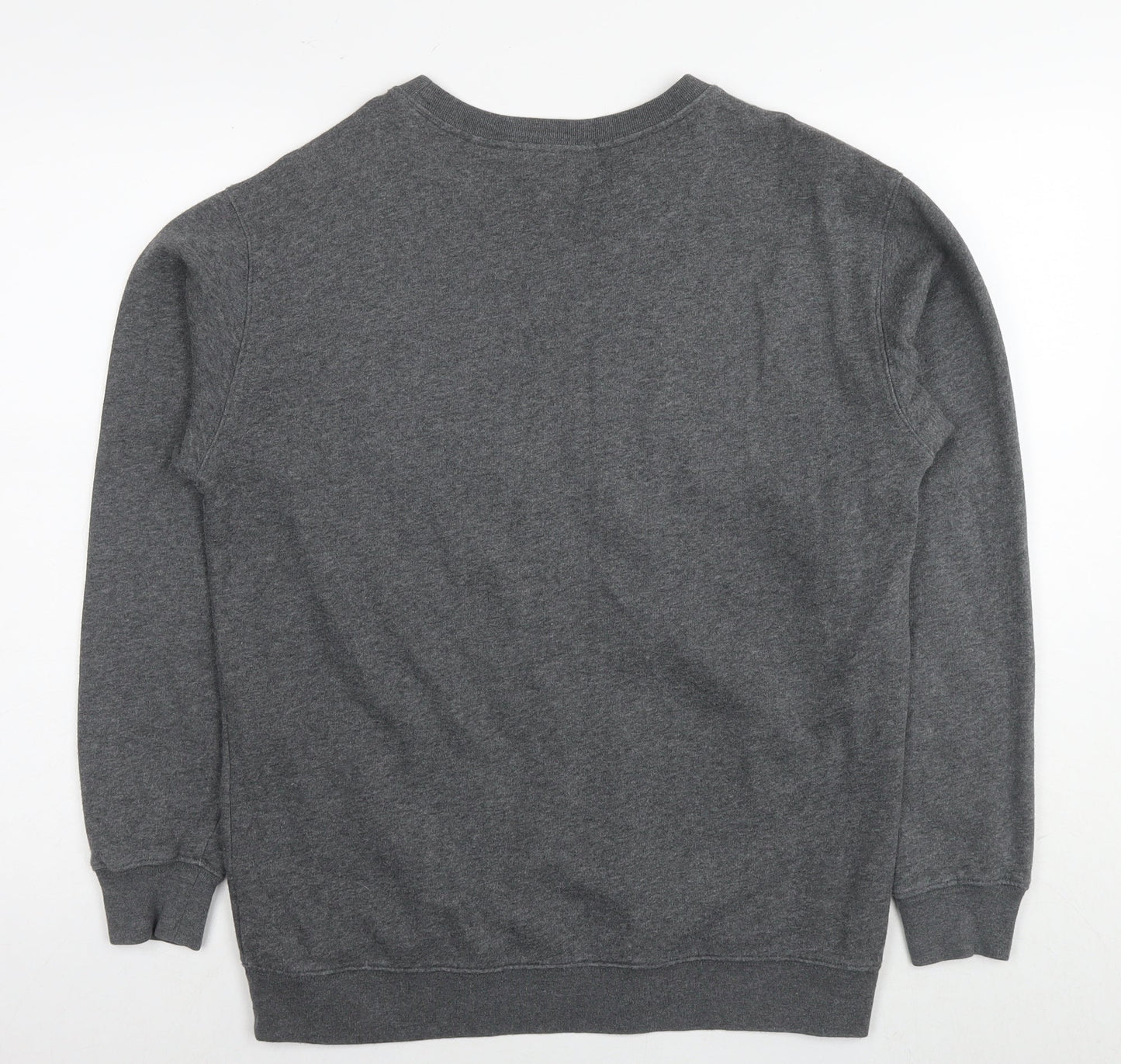 PINK Womens Grey Cotton Pullover Sweatshirt Size S Pullover