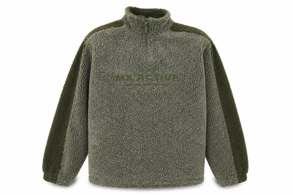 MX Active Mens Green Polyester Pullover Sweatshirt Size L