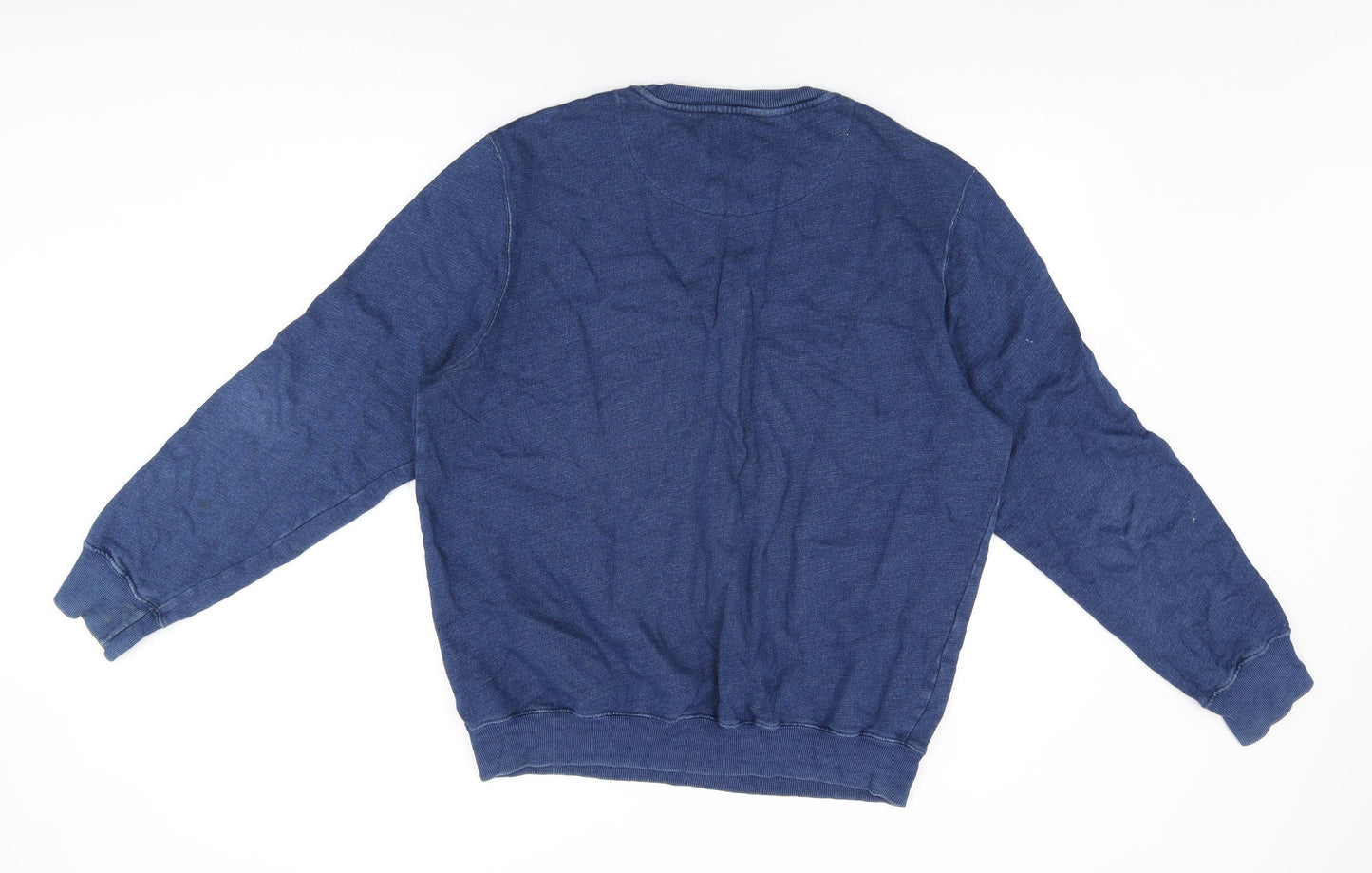John Lewis Womens Blue Cotton Pullover Sweatshirt Size XL Pullover