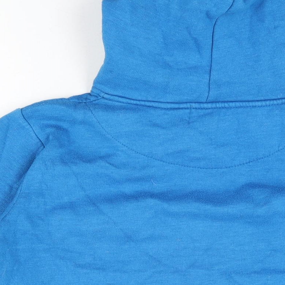 Jack Wills Boys Blue Cotton Pullover Hoodie Size S Pullover