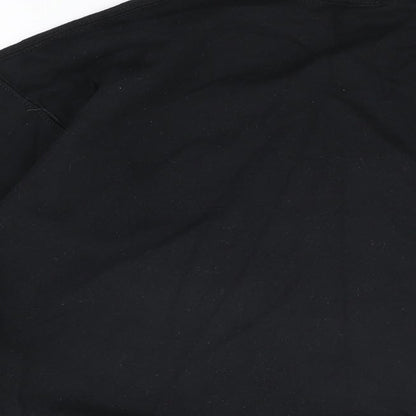 Brand and care label for Star Wars women’s black cotton pullover sweatshirt, size XL, pullover - baby yoda, christmas jumper