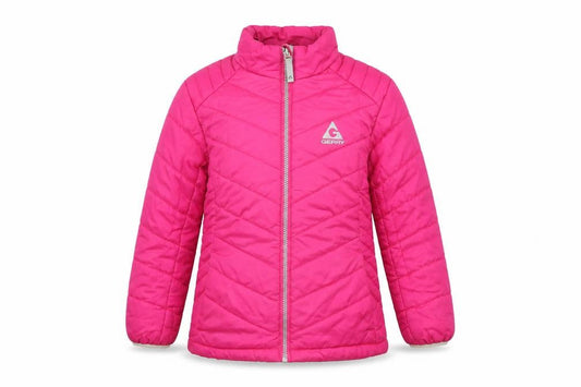 Gerry Girls Pink Puffer Jacket Coat Size 7-8 Years Zip