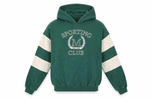Motel Womens Green Cotton Pullover Hoodie Size XS Pullover - Sporting Club