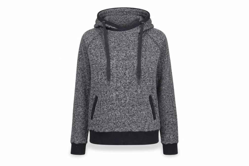 RIP CURL Womens Grey Cotton Pullover Hoodie Size S Pullover